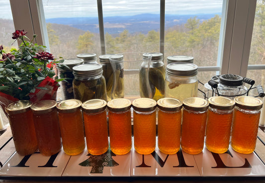 12 oz bottle of Timber Ridge Farms Honey